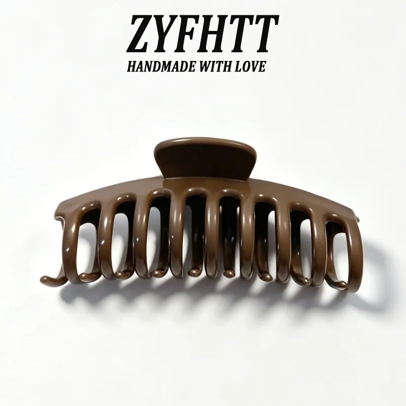 1/5 Stück ZYFHTT Weiche Silikon-Haarspange für Frauen, Täglicher Gebrauch, Koreanischer Stil, Haifischklammer, Modische Mädchen-Haarspange – Detail 5