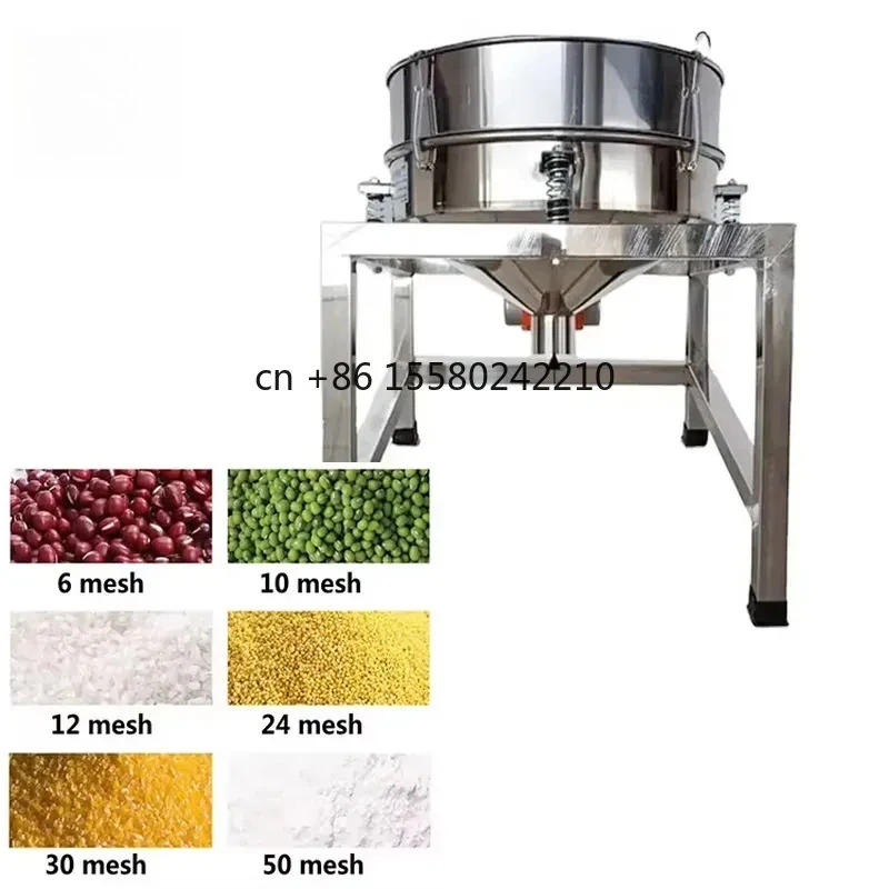 2026 hot Stainless Steel Electric Vibrating Screen Machine Small Powder Particle Food Separation Equipment Vibration Sieve