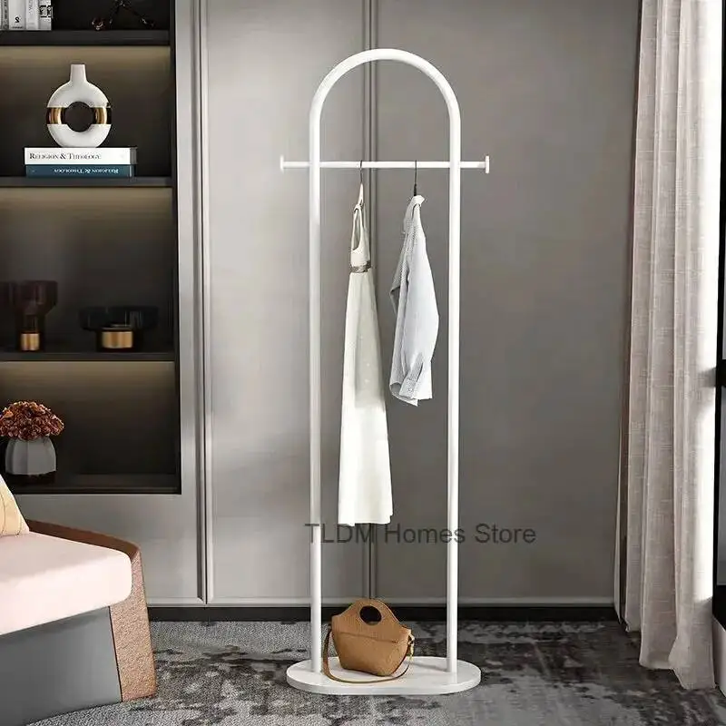 

Floor Nordic Coat Rack Metal Hanger Luxury Modern Clothing Rack Bedroom Wrought Iron Clothes Rack Stand Simple Home Furniture