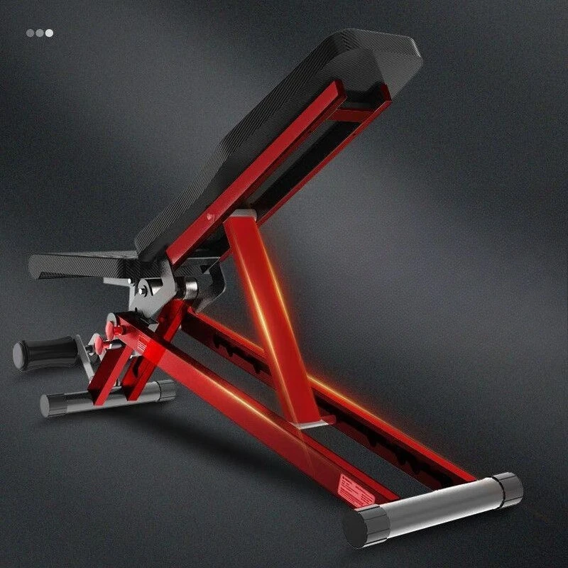 Bench press dumbbell stool household folding fitness training chair, priest stool sit-up multi-functional commercial chair