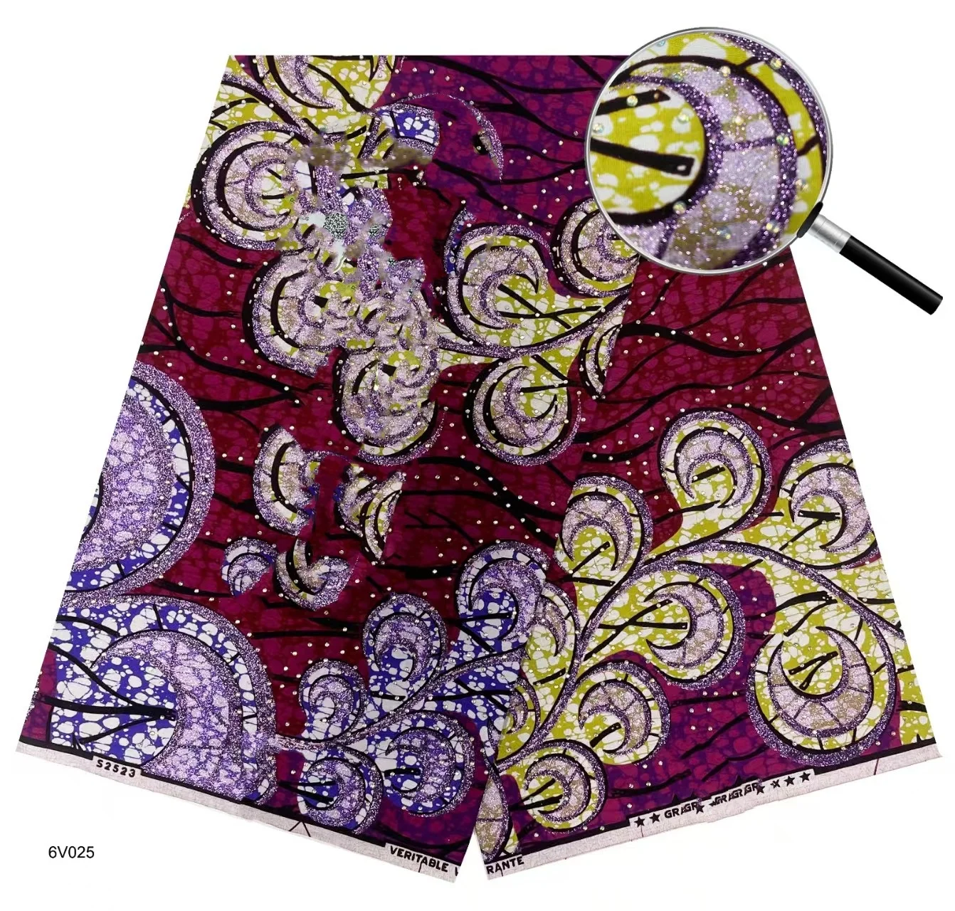 2026 New Style Nigeria Stonk Golden- Wax Print Fabric - High Quality African Wax Print Fabric for Patchwork, Clothing & DIY