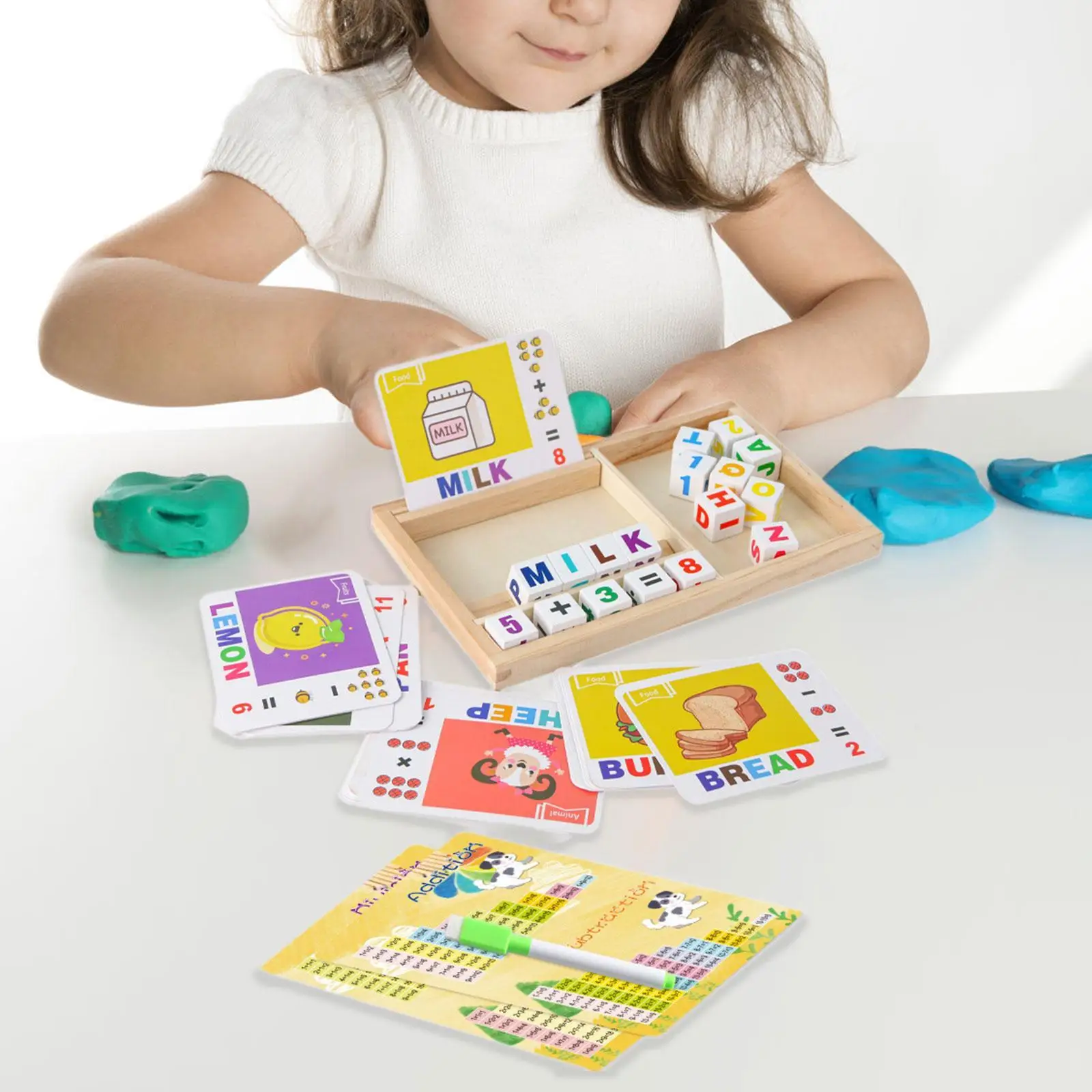 수학 게임 교육 알파벳 장난감 어린이 학습 보드 매칭 게임 영어