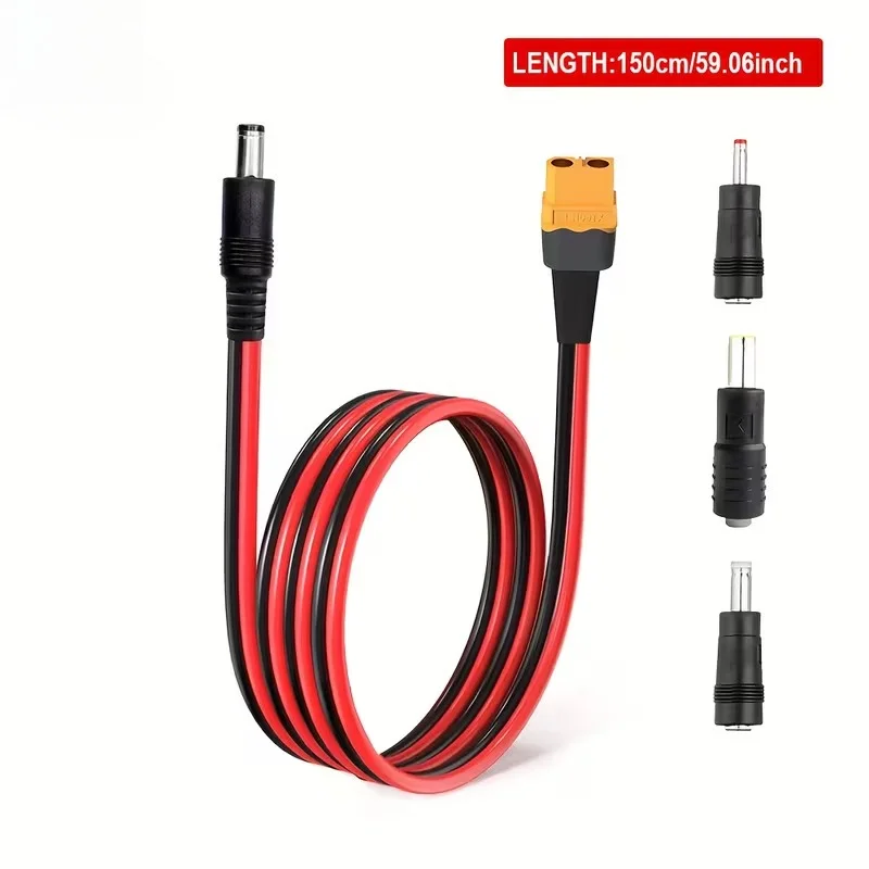 12AWG DC5521 Connector to XT60 Female Cable Included DC Adapter Connectors 12V 24V