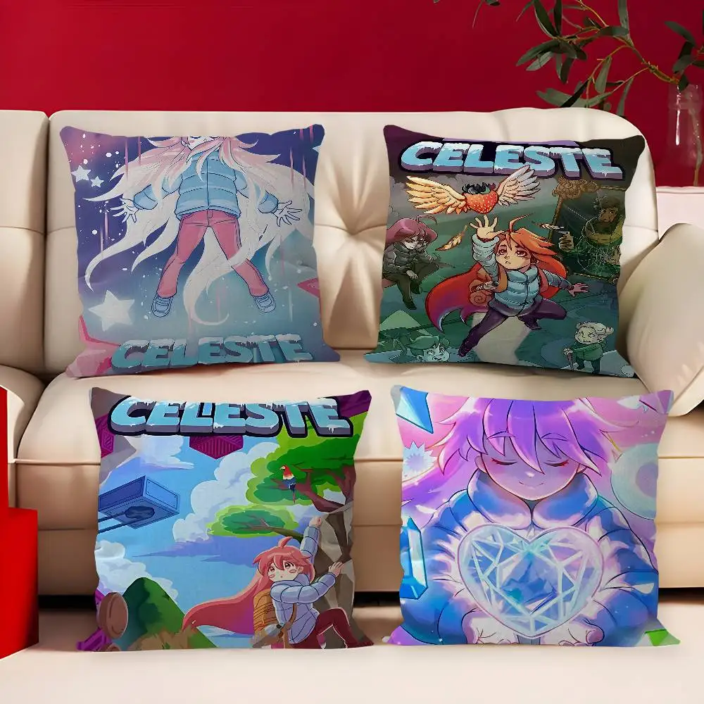 Funda de cojín de juego Celeste, funda de almohada para sala de estar, sofá, decoración del hogar personalizada