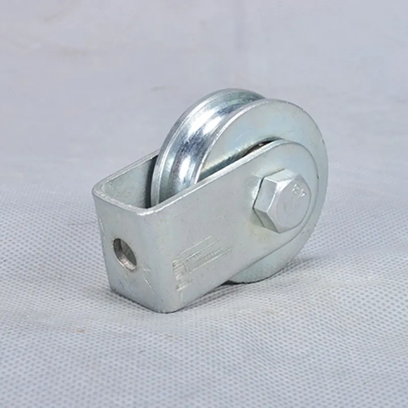 Stainless Steel Lifting Pulley Hook Single And Double Wheel Track Wire Rope U-shaped Multy Type 0.3T  Pulley