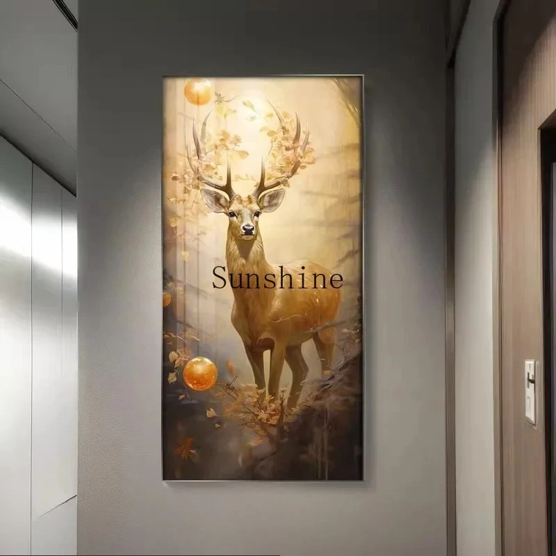 Fulu entrance decorative painting corridor aisle high sense light luxury modern simple classic