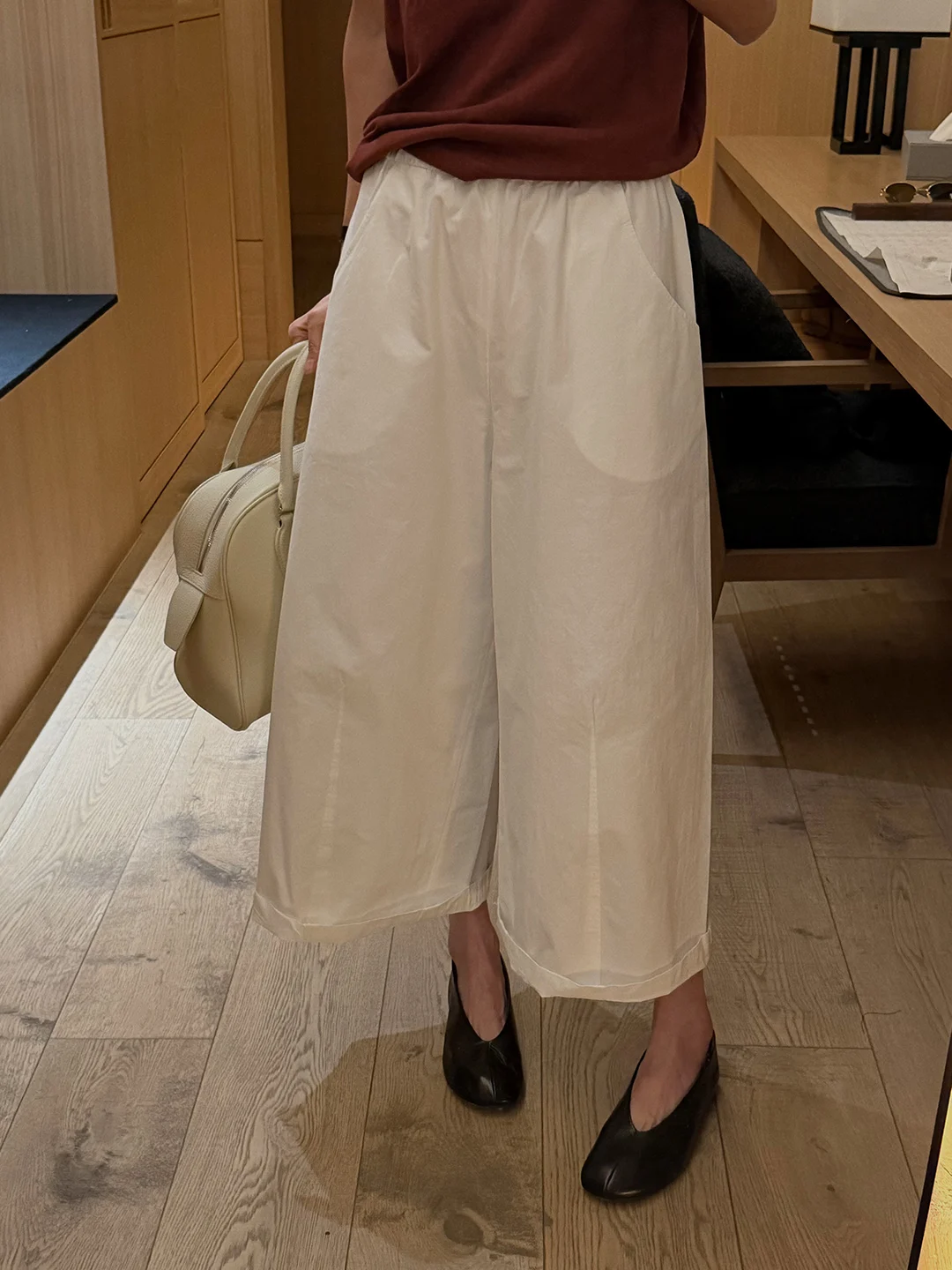 

Однотонные хлопковые брюки-баллоны с эластичным поясом, широкие, свободные, скрывающие недостатки фигуры, весна 2026, в корейском стиле, универсальные