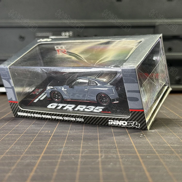 INNO64 MODELOS-Modelo de carro fundido, Nissan GT-R R35, Nismo 2022, Edição Especial, 1:64