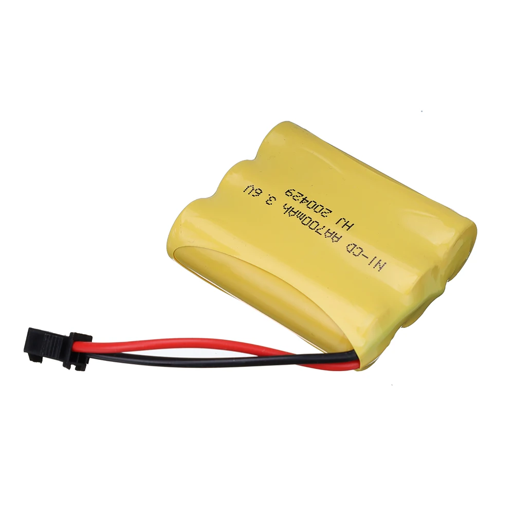 Set pengisi daya 3.6V 700mah AA NI-CD + 3.6V, Set pengisi daya untuk mainan listrik mobil truk kapal Robot Model AA 3.6V isi ulang baterai