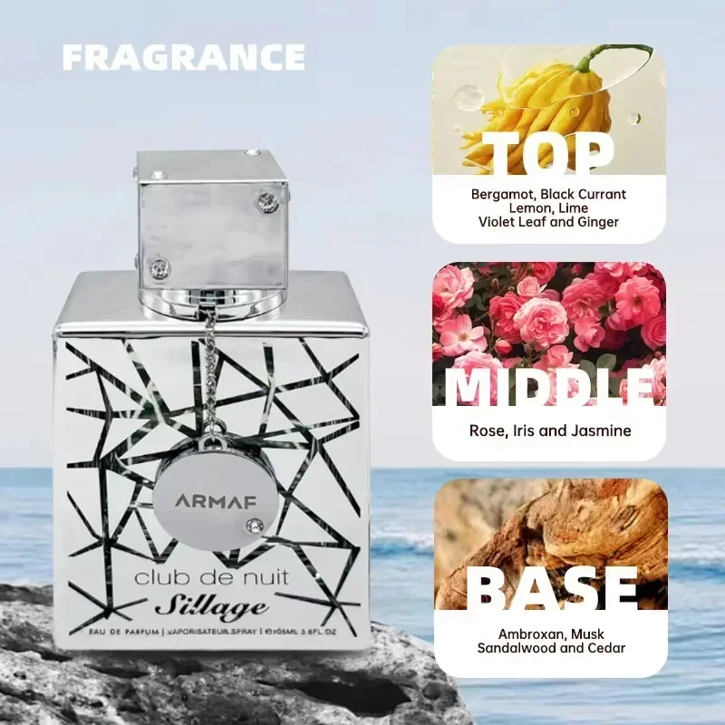 زيت عطر Club De Nuit Intense Woman من Armaf Is a Fragrance for Women ARMAF Club De Nuit Intense Man EDT & Women EDP (105ml)