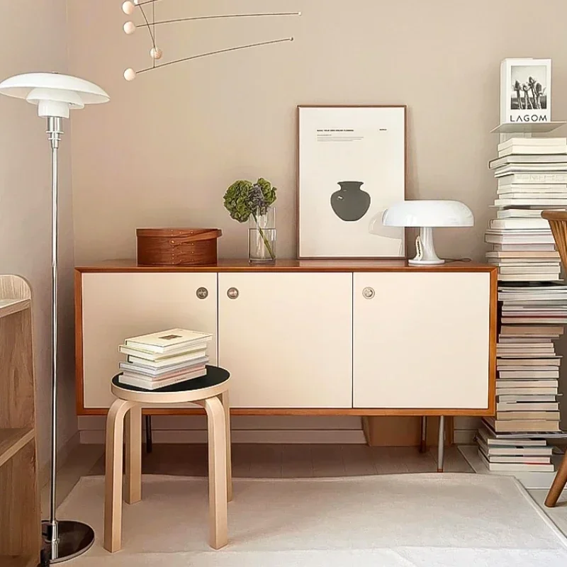 

Modern Minimalist Nordic Home Light Luxury Living Room Multi-Functional Kitchen Cupboard Hallway Liquor Cabinet