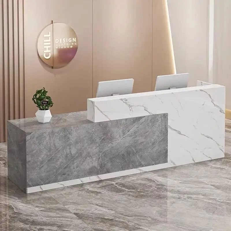 

Стойка ресепшн в скандинавском стиле: роскошный деревенский дизайн, индивидуальный заказ, винтажная мебель для ресепшн