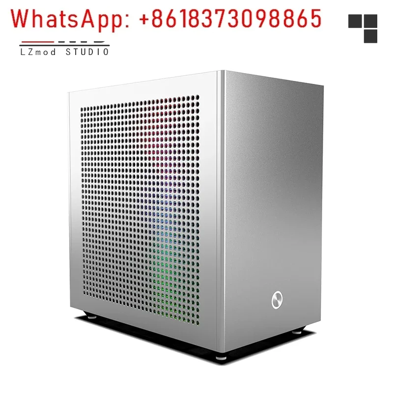 Lzmod mini A24-V6 1.0 dual-slot semi-high single display 1u power supply itx chassis 5.38 liters