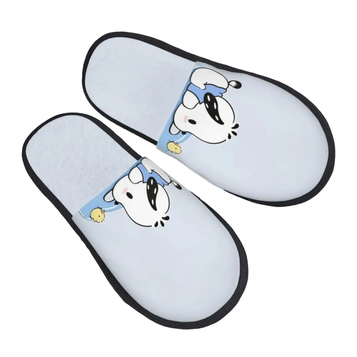 

Пользовательские тапочки из пены с эффектом памяти Pochacco Pllchans, женские уютные теплые домашние тапочки