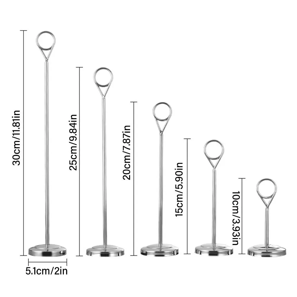 Round Desktop Decoration Party Supplies For Memo Postcard Paper Picture Paper Stand Note Clamp Photo Clip Card Holder