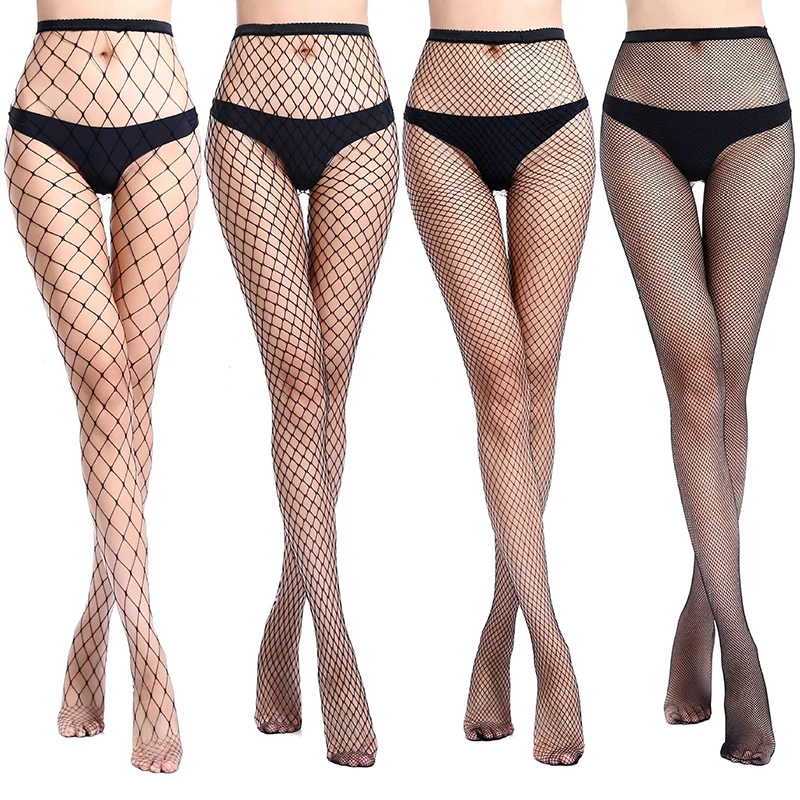 

Hot Women Long Sexy Hollow Out Fishnet Stockings Pantyhose Black High Waist Stocking Tights Panty Fishnet Lingerie High Quality