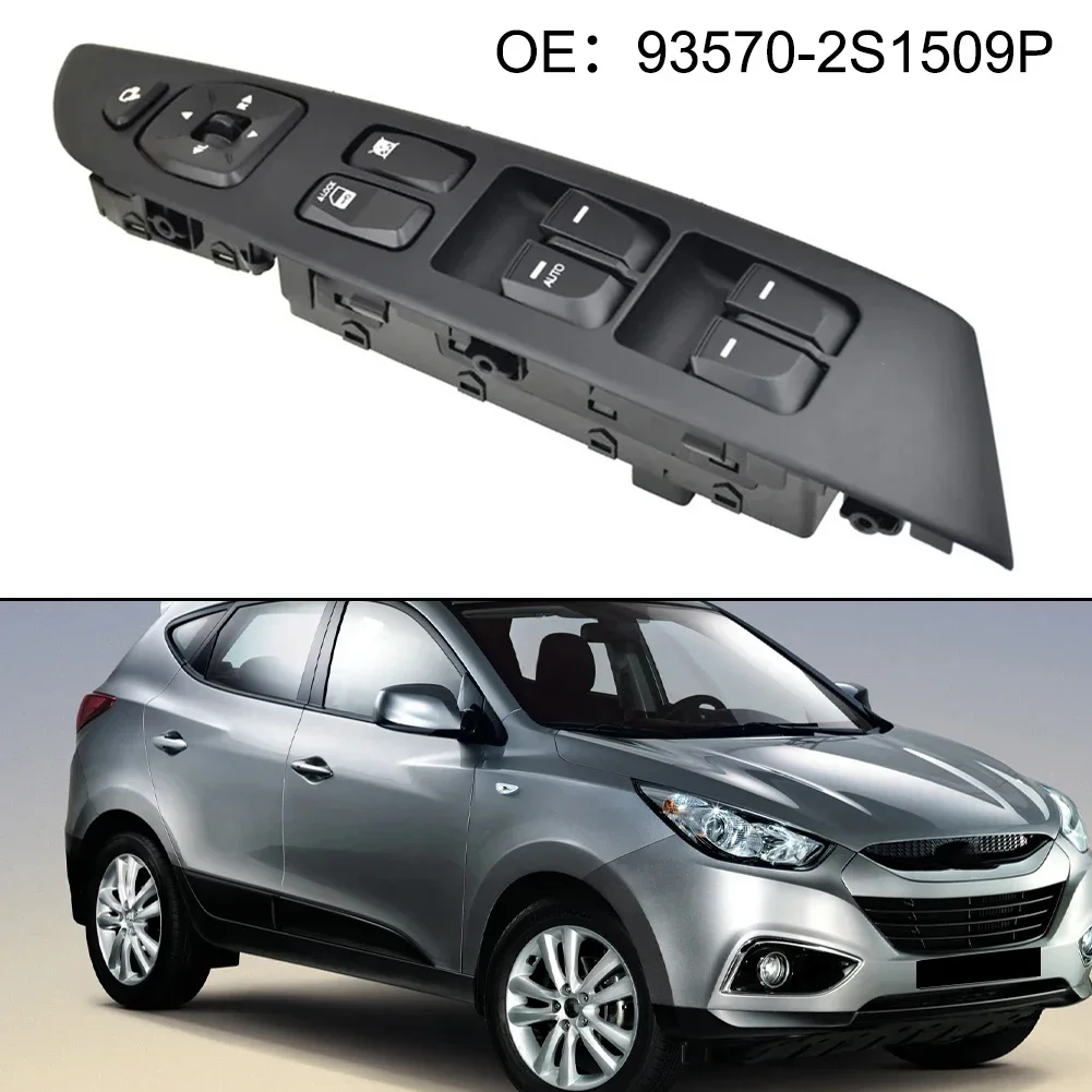 

Переключатель окон автомобиля, универсальный переключатель для окна автомобиля, черный цвет, защита от коррозии, легкая установка, пластиковый материал