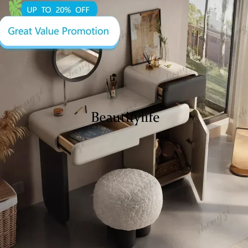JJCC  Storage Mirror Furniture Nordic Home Luxury Dresser Desings Wood Modern High-quality Makeup Vanities Originality Economic
