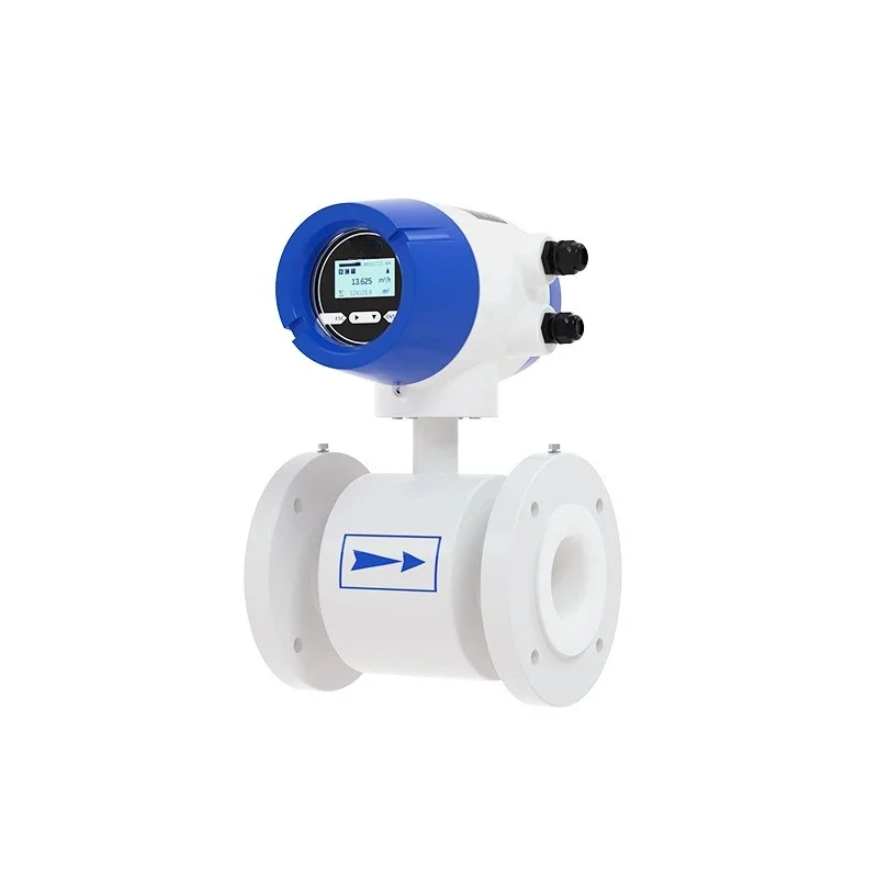 For electromagnetic flowmeter Split integrated industrial sewage wastewater anticorrosive pipeline flowmeter dn100/1000