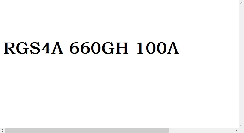 

Предохранитель болтового типа RGS4A 660GH 100A 125A 160A 200A
