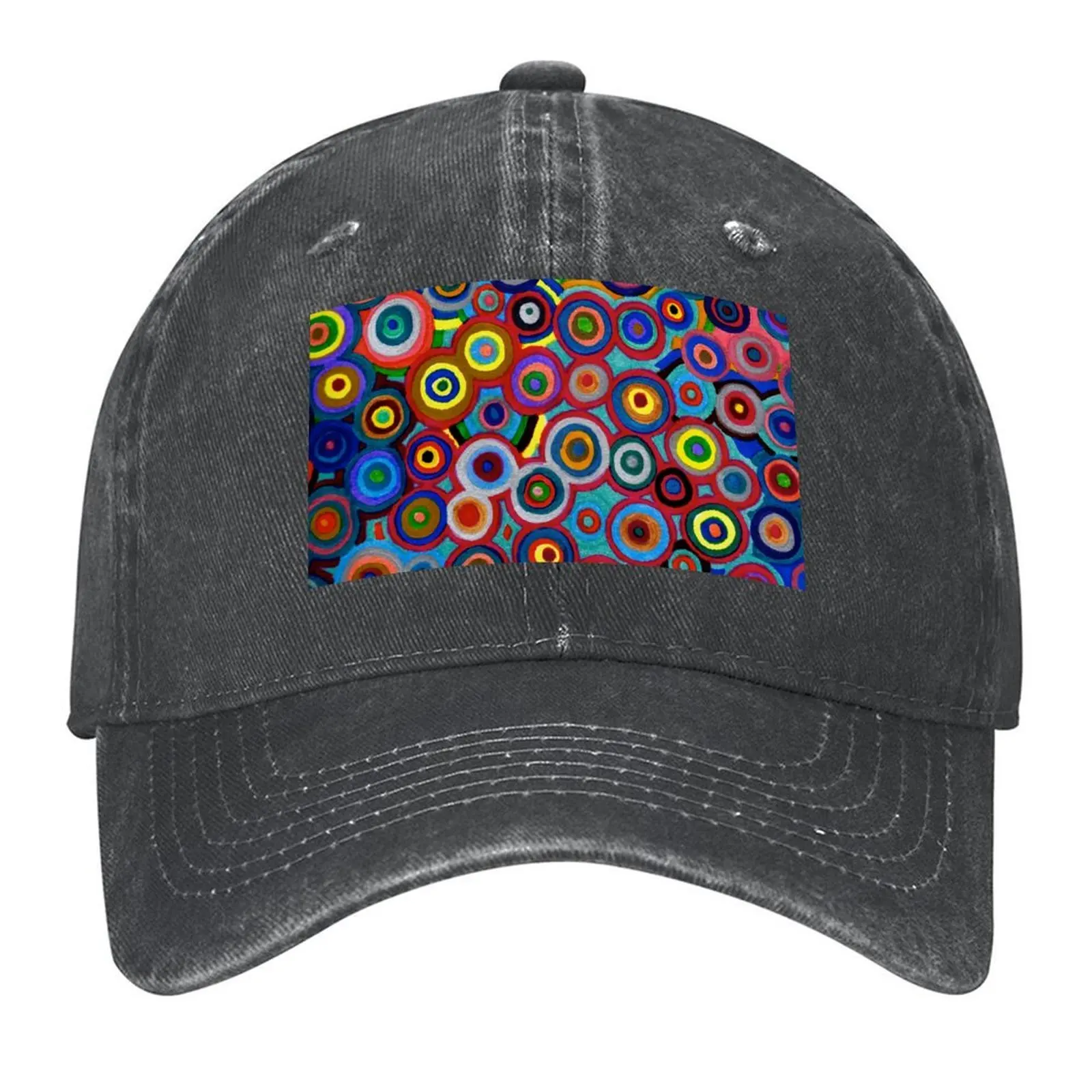 

Circle mania Baseball Cap foam party Hat custom caps hats on offer golf hat genuine Men's Caps Women's