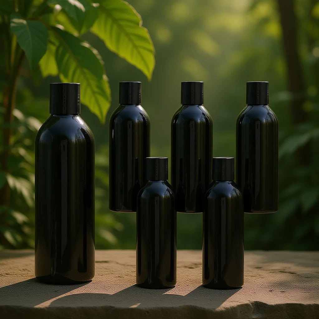 6 pz 250 ml bottiglie portatili da viaggio contenitori vuoti riutilizzabili per shampoo lozione uso esterno mini dispenser nero