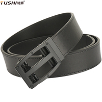 TUSHI New Mens Belt Automatic Genuine Leather Luxury Belt of Men Male Metal Automatic Buckle Designer High Quality Waist Belt