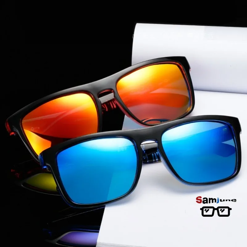 Samjune Polarized Sunglasses Men Driving Shades Male Glasses For Men Retro Cheap Luxury Women