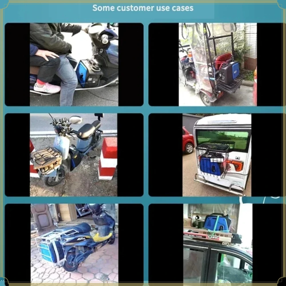 ZQ1000 Four-Stroke 700W Portable Generator Universal 48/60/72V EV Range Extender Electric Two-Wheeler Free Installation