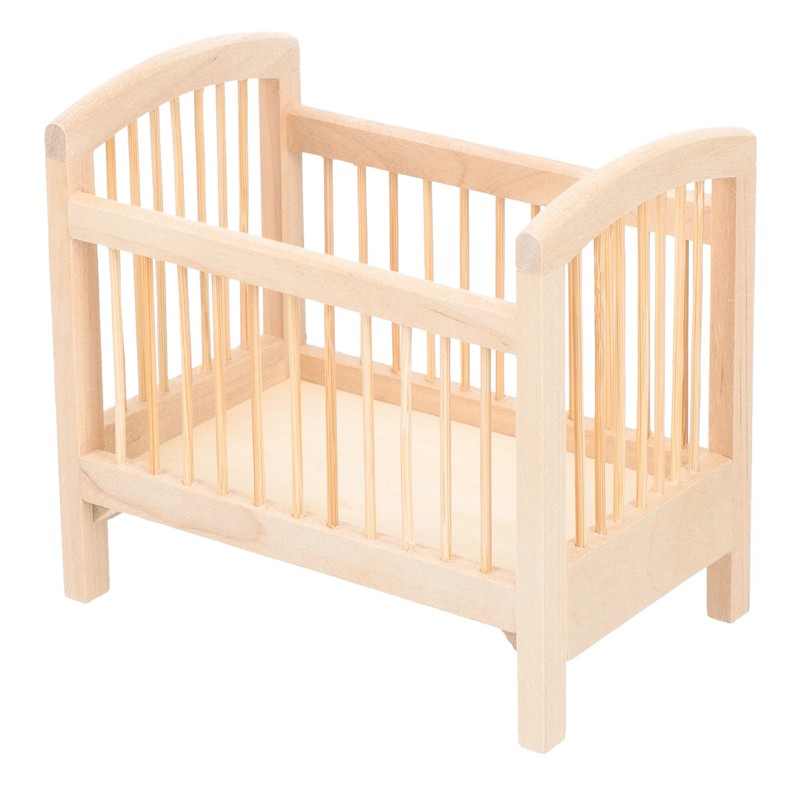 Crib Decor Small Miniature Bedroom Accessory Bassinets Ornament Baby Cribs Kids Toy