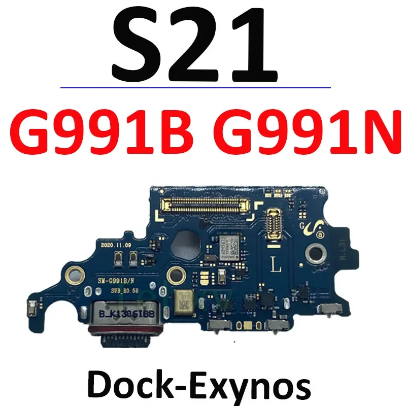 For Samsung Galaxy S21 5G SM-G991 G991B G991N G991U USB Port Connector Charging Board Micro Dock Signal Main Flex Cable