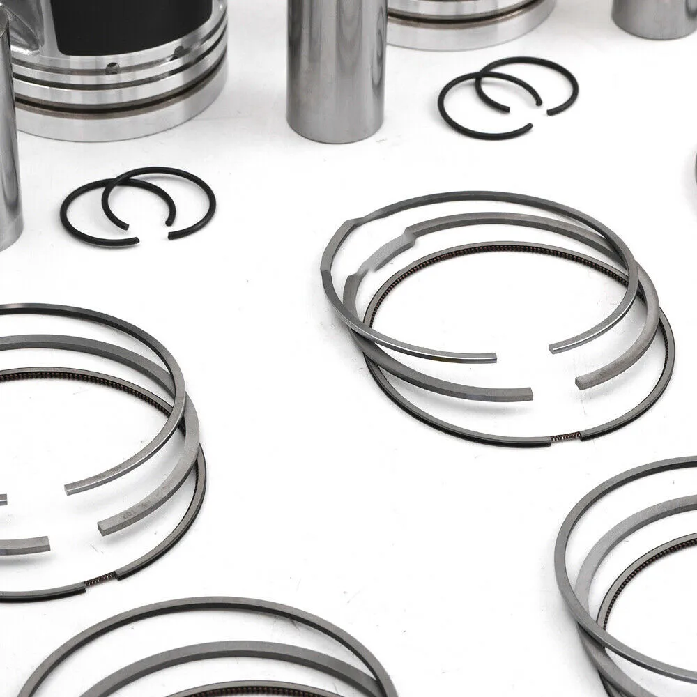 6pcs Zuigers Ringen Kit Voor VW Phaeton Touareg Audi A4 A6 A7 A8 Q5 Q7 3.0 TDI 059107065DF 059198151N Auto Motor vervangende Onderdelen