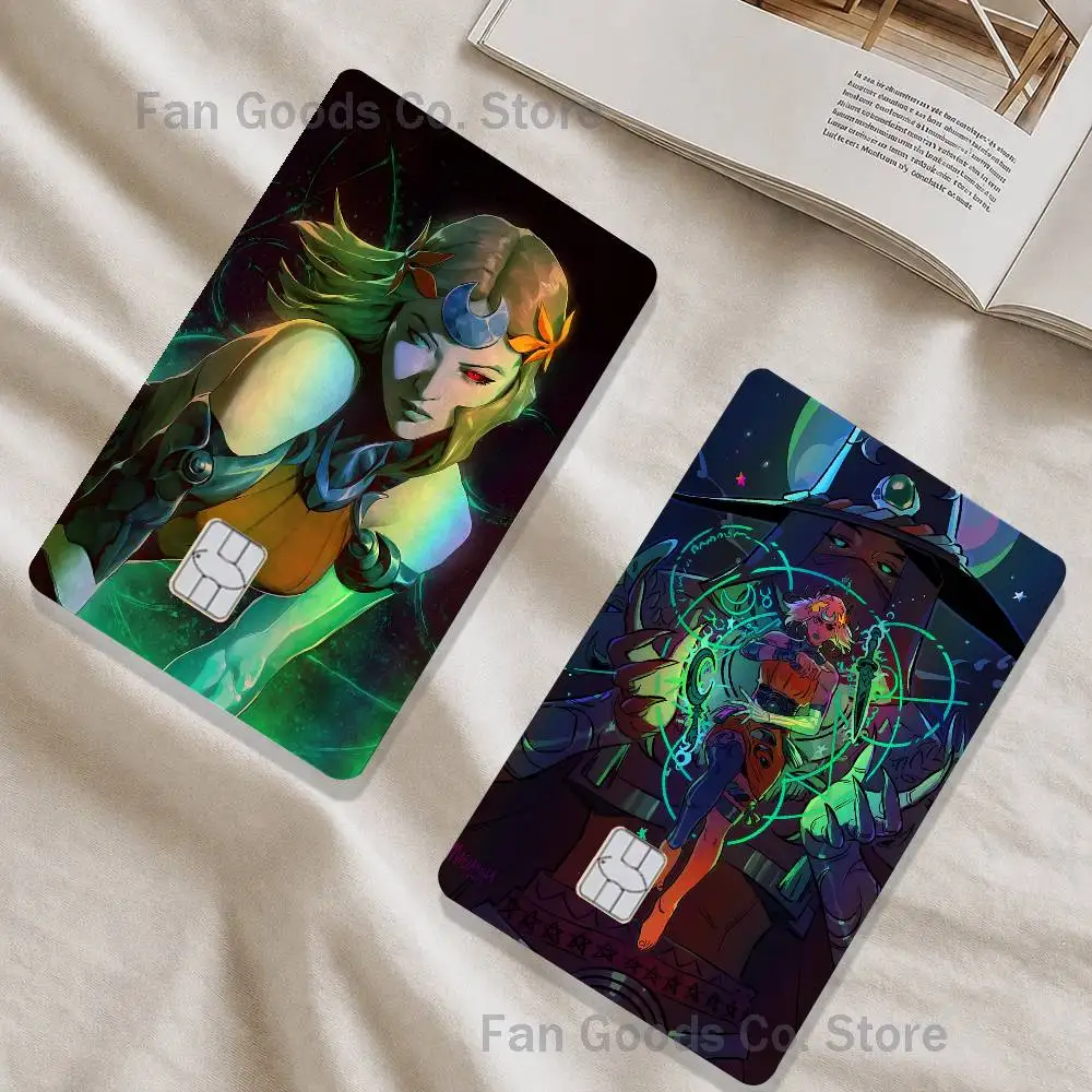 Hot H-Hades 2 Game Laser-like texture Card Stickers Credit Visa Debit Bank Charge Card Bus Waterproof