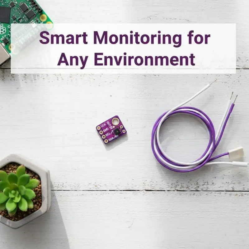 SHT31 Digital Temperature and Humidity Sensor Module Low Drift Stable Output for Plant Breeding Environment Detection