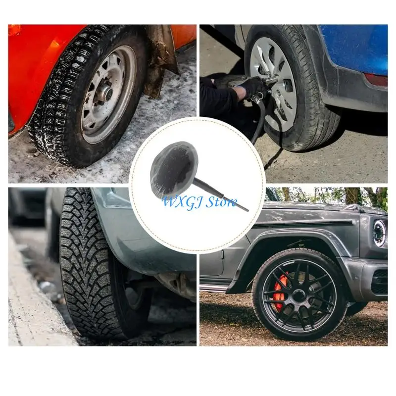 

37JE Multiple Size Tire Repair Mushroom Patches For Car And Motorcycle Applications