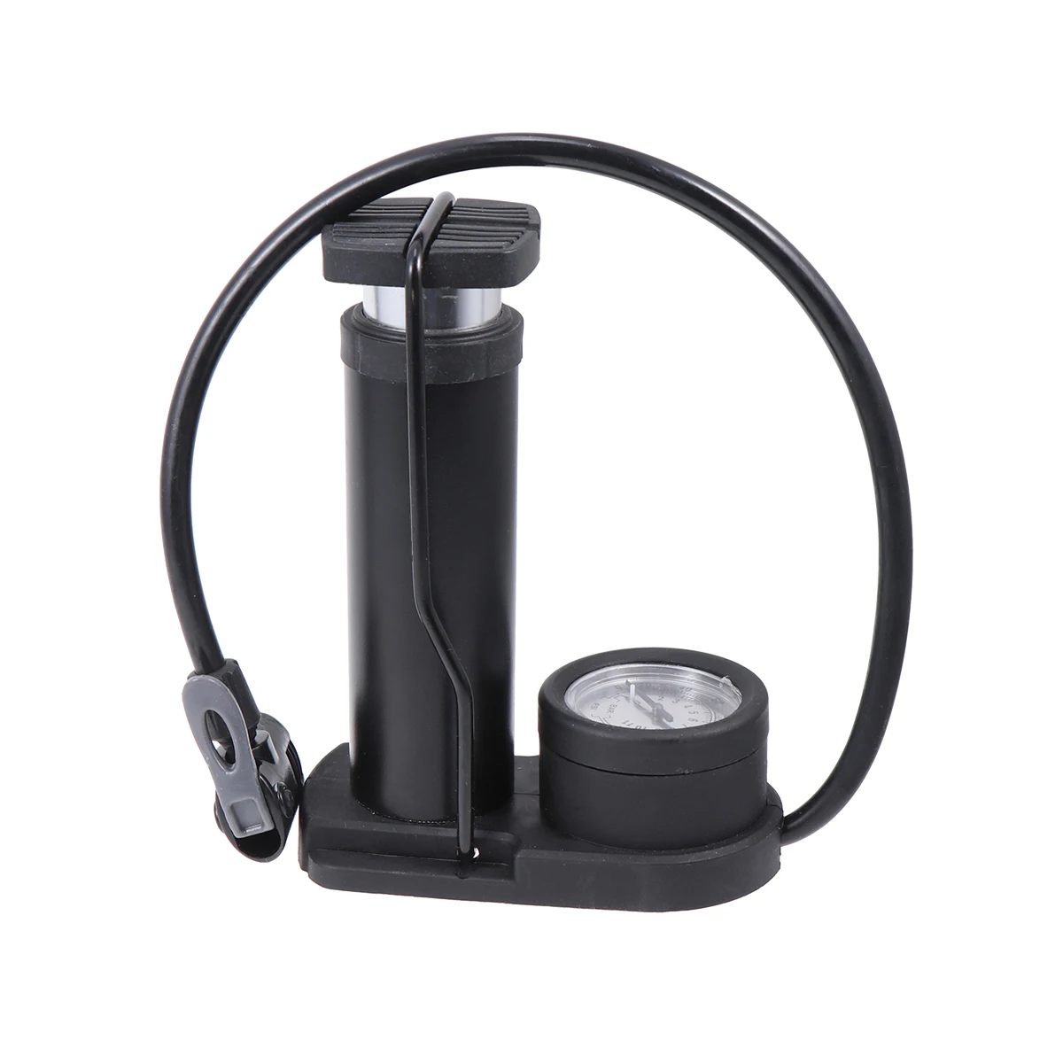 

Aluminum Alloy Tire Floor Pump High Pressure Bike Dual Head Foot Activated Inflator For Bicycles Motorcycles Inflatable