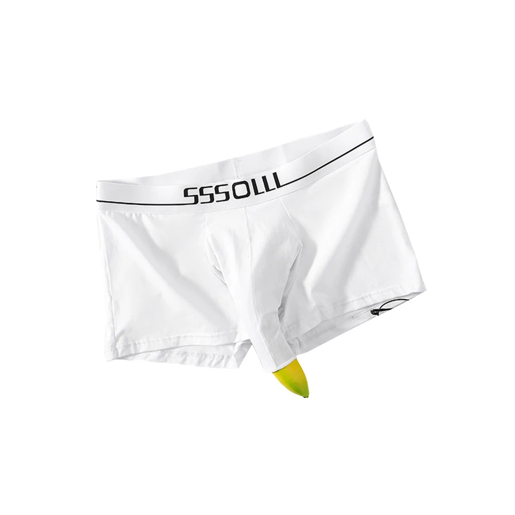 

Breathable Cotton Mens Boxer Briefs Shorts Underwear with Bulge Pouch (White/Grey/Black/Red/Yellow/Green/Dark blue/Royal blue)