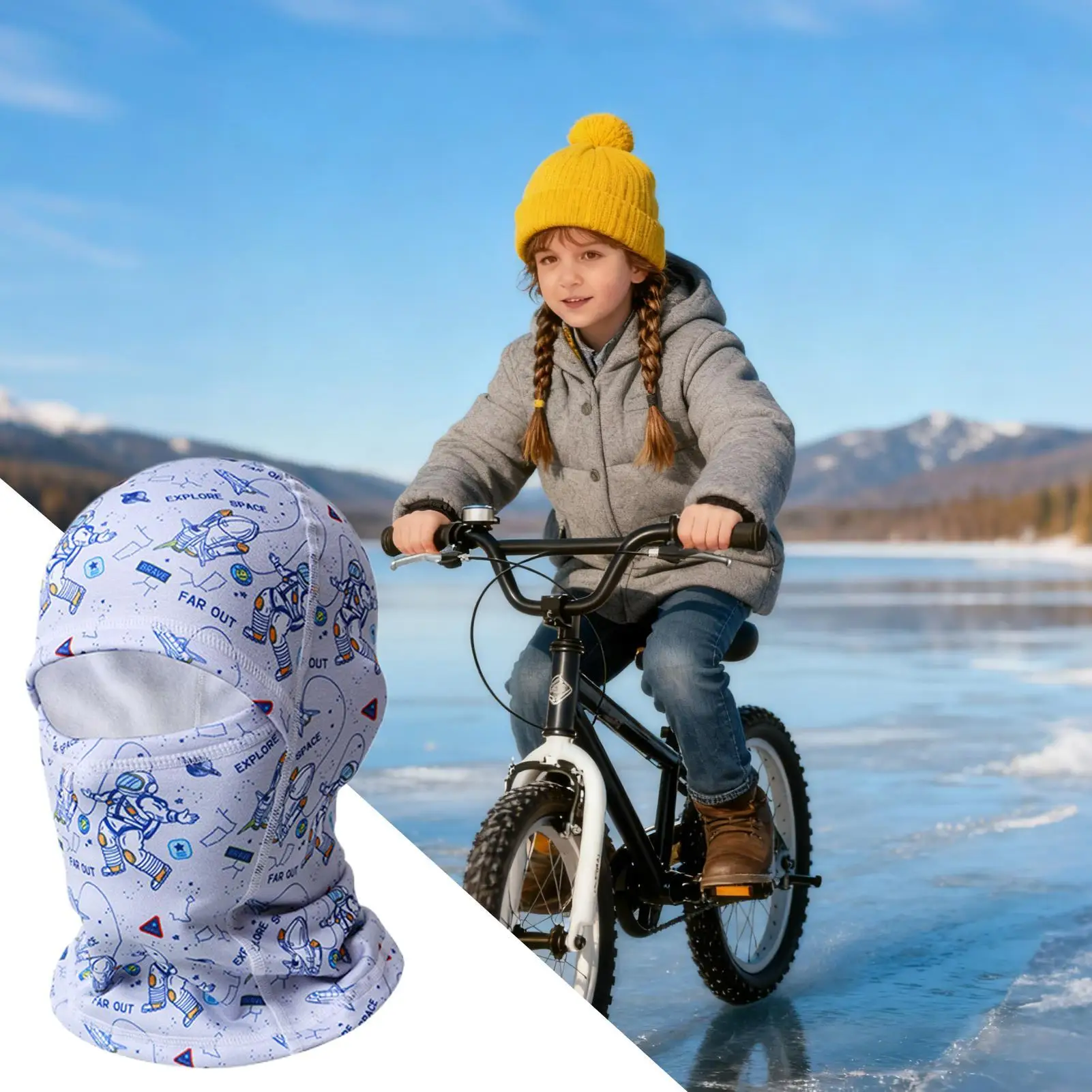 

Детские гетры для шеи, дышащие мягкие ветрозащитные теплые чехлы для лица для мальчиков и девочек, детские катание на лыжах, езда на велосипеде, альпинизм