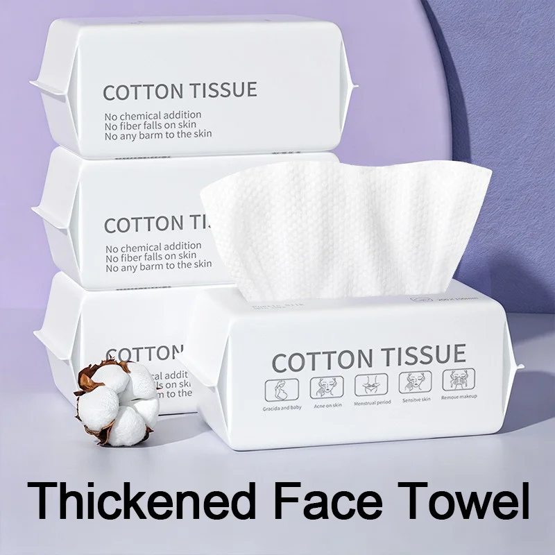 Disposable Facial Towels Bathroom Accessories Disposable Towels for The Face Soft Household Facial Cleansing Supply YCXMJ02