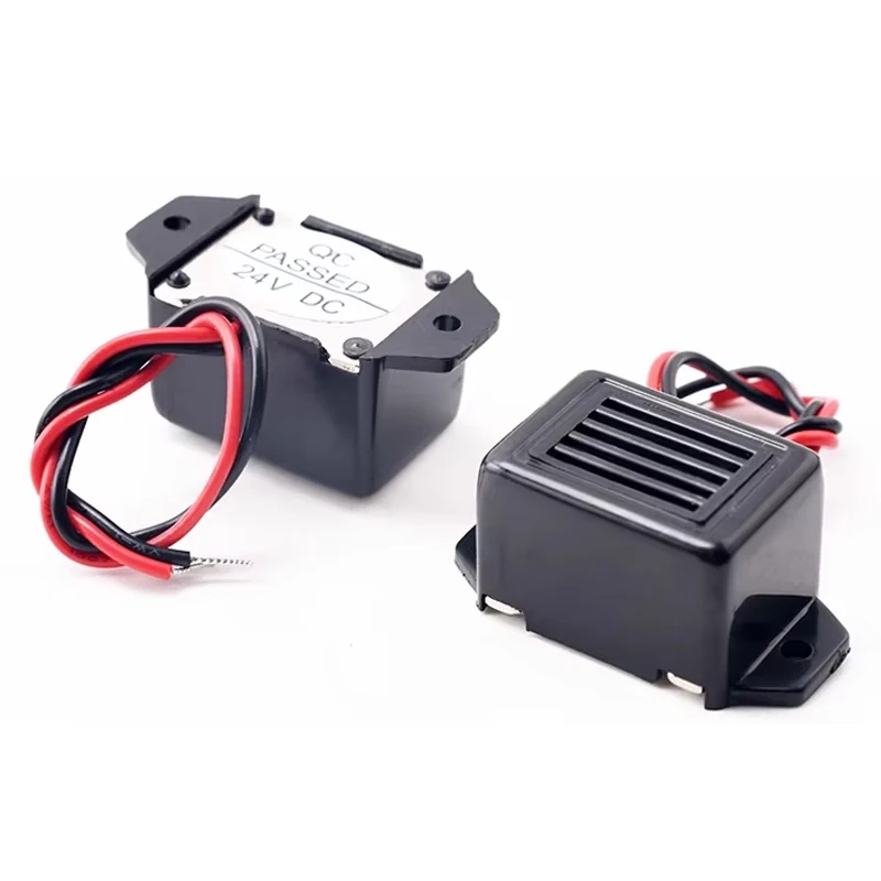 1 個アラームブザー 2315 DC 3V 6V 9V 12V 24V 90dB ミニ電子アラームブザー高デシベル振動アラーム音ライン長さ 10 センチメートル