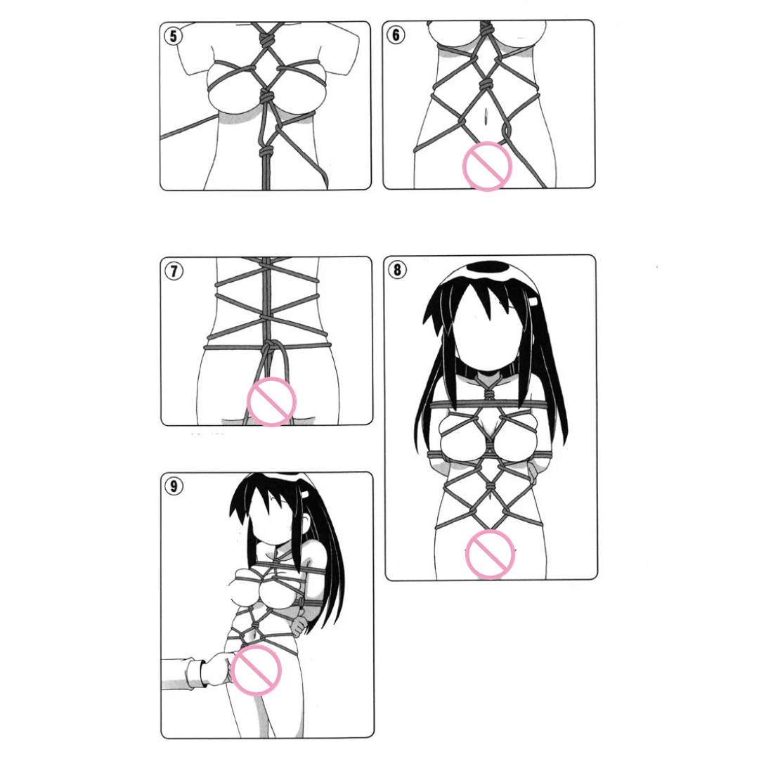 Juego sexual Shibari, cuerda de Bondage, cuerda de sujeción, Juguetes sexuales para parejas, cuerdas SM, Bondage SM, cuerda sexual, Bondage de cordón suave grueso