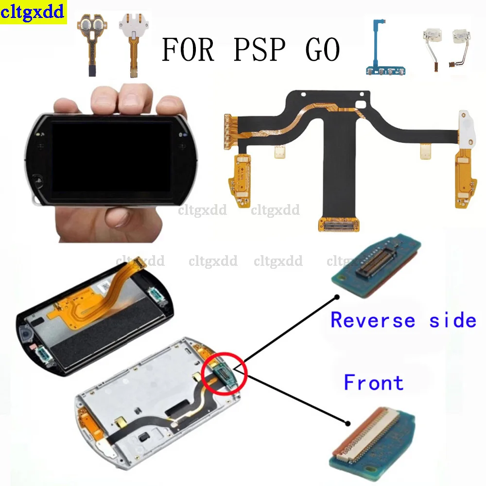

Cltgxdd 1piece FOR PSP GO LCD Screen Cable Selection Function L R Button Volume Menu Flexible Cable LCD Display Cable