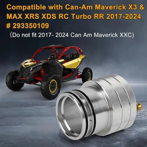 Imagen 2 del producto Kit de herramientas de engrase para motocicleta, herramientas de rodamiento de rueda X3 para Can-Am Maverick X3 MAX XRS XDS RC Turbo RR 2017-up, reemplazo 293350109, 39mm