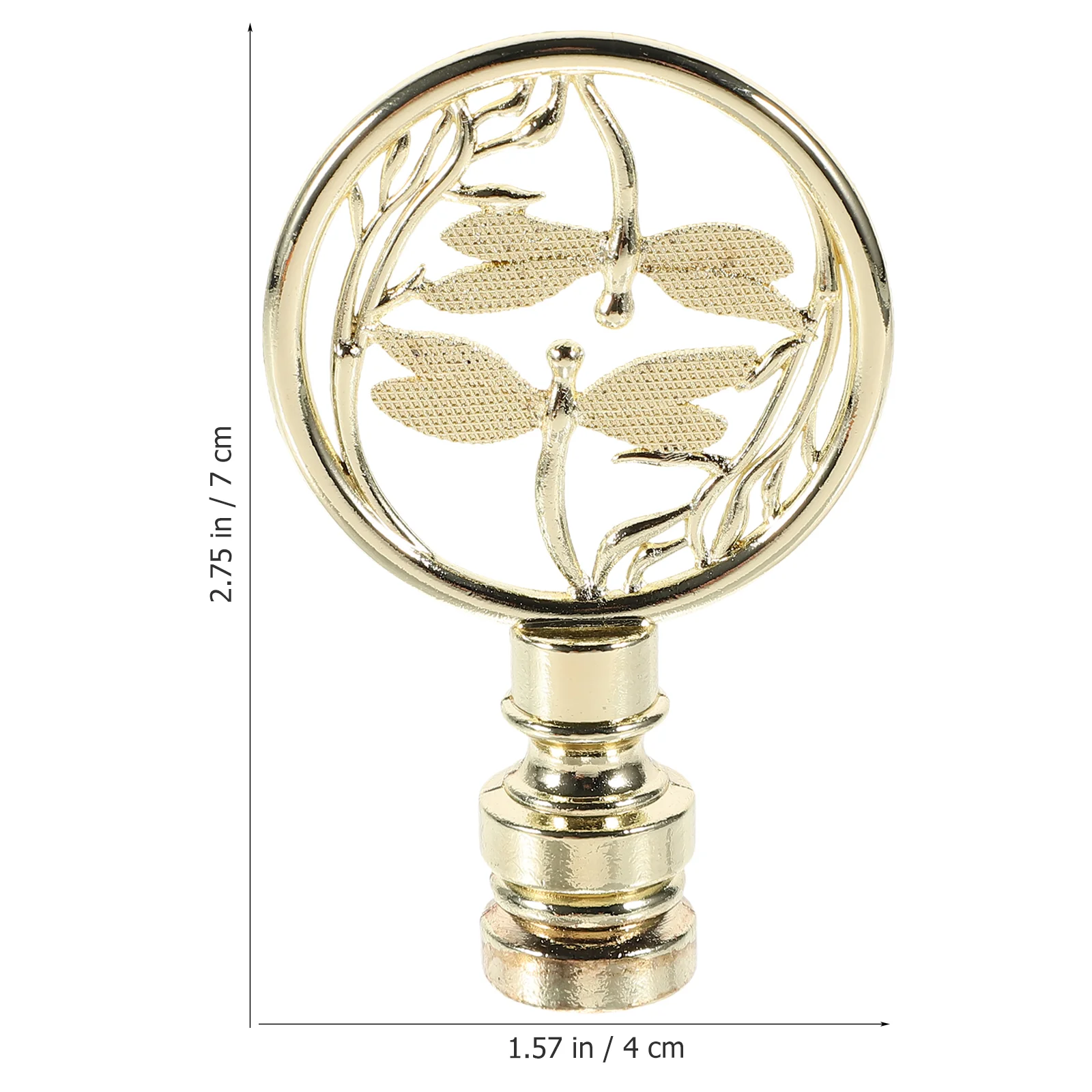 Easy Installation Lamp Finial Cap Decorative Head Shade Decoration Accessory Metal