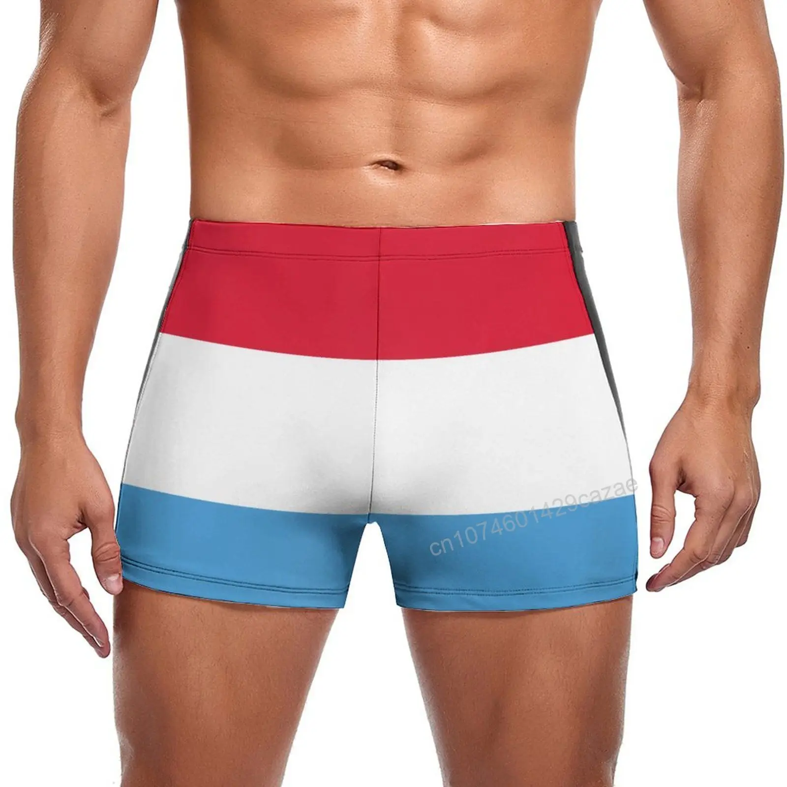 

2025 Summer Swimming Trunks Luxembourg Flag Quick Dry Shorts For Men Swim Beach Short Summer Gift