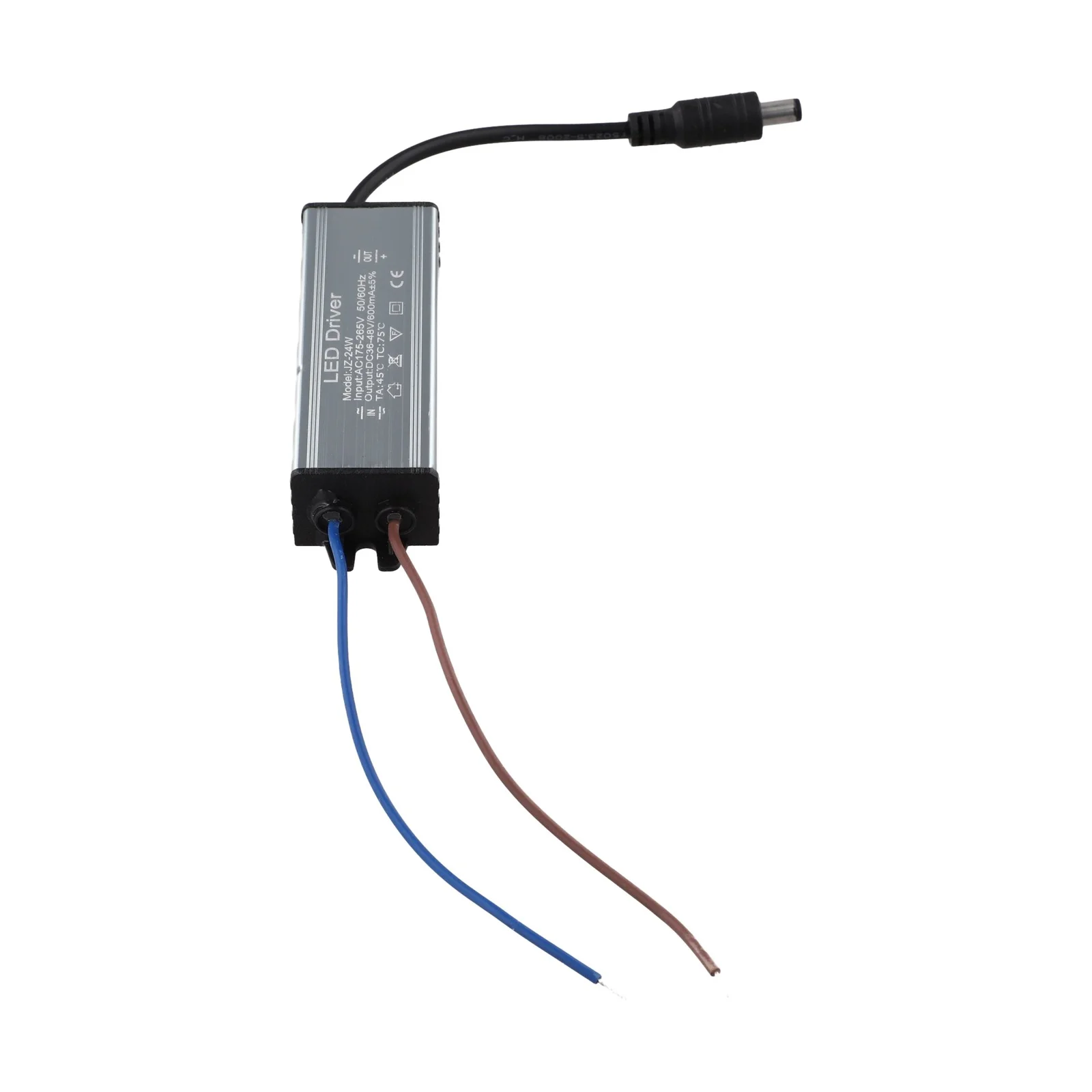 600mA LED Power Power Adapter Temperature Range 0-40 C Lifespan 8000H Overload Protection Weather Resistant Power Adapter