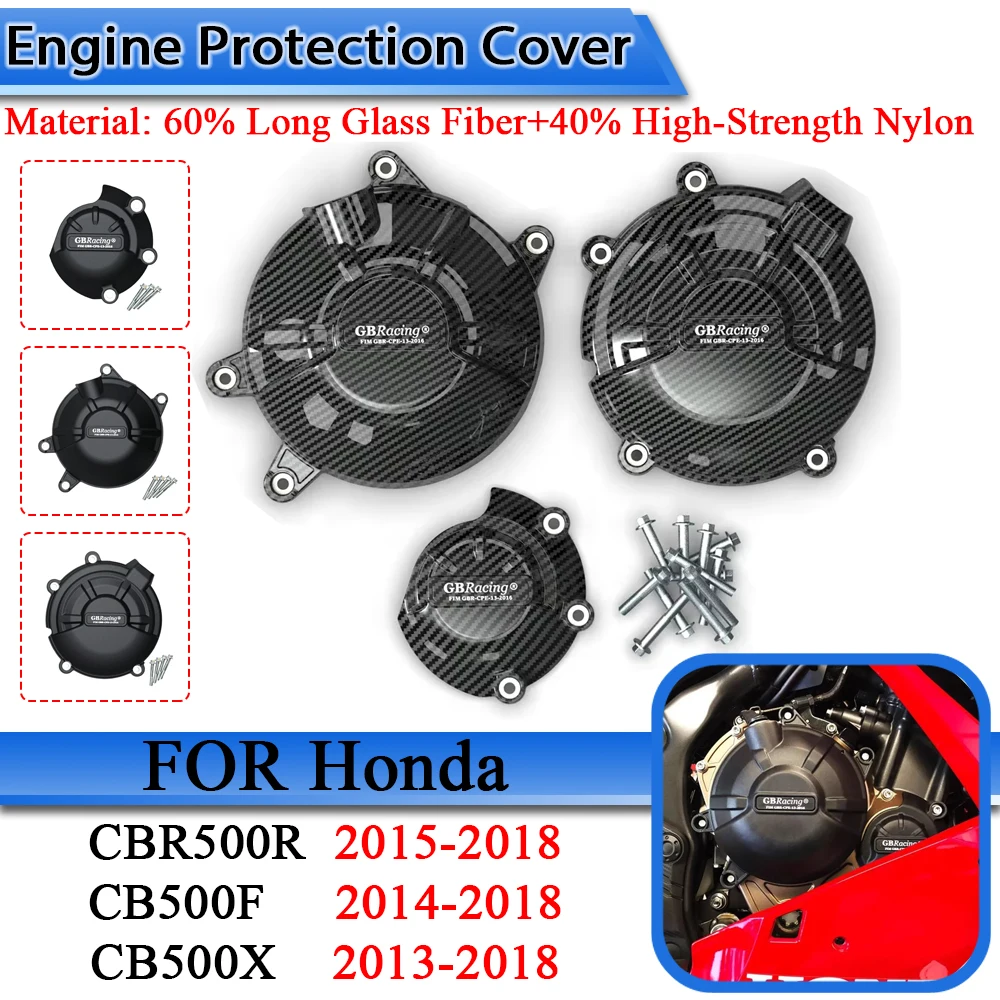 

CBR500R 2015-2018 CB500F 2014-2018 CB500X 2013-2018 Motorcycles Engine cover Protection case For GB Racing