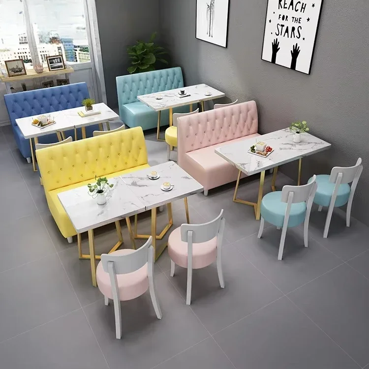 

Двустороннее кожаное сиденье для ресторана коммерческого использования, кресло для фаст-фуда, чехол для дивана, стула, стола