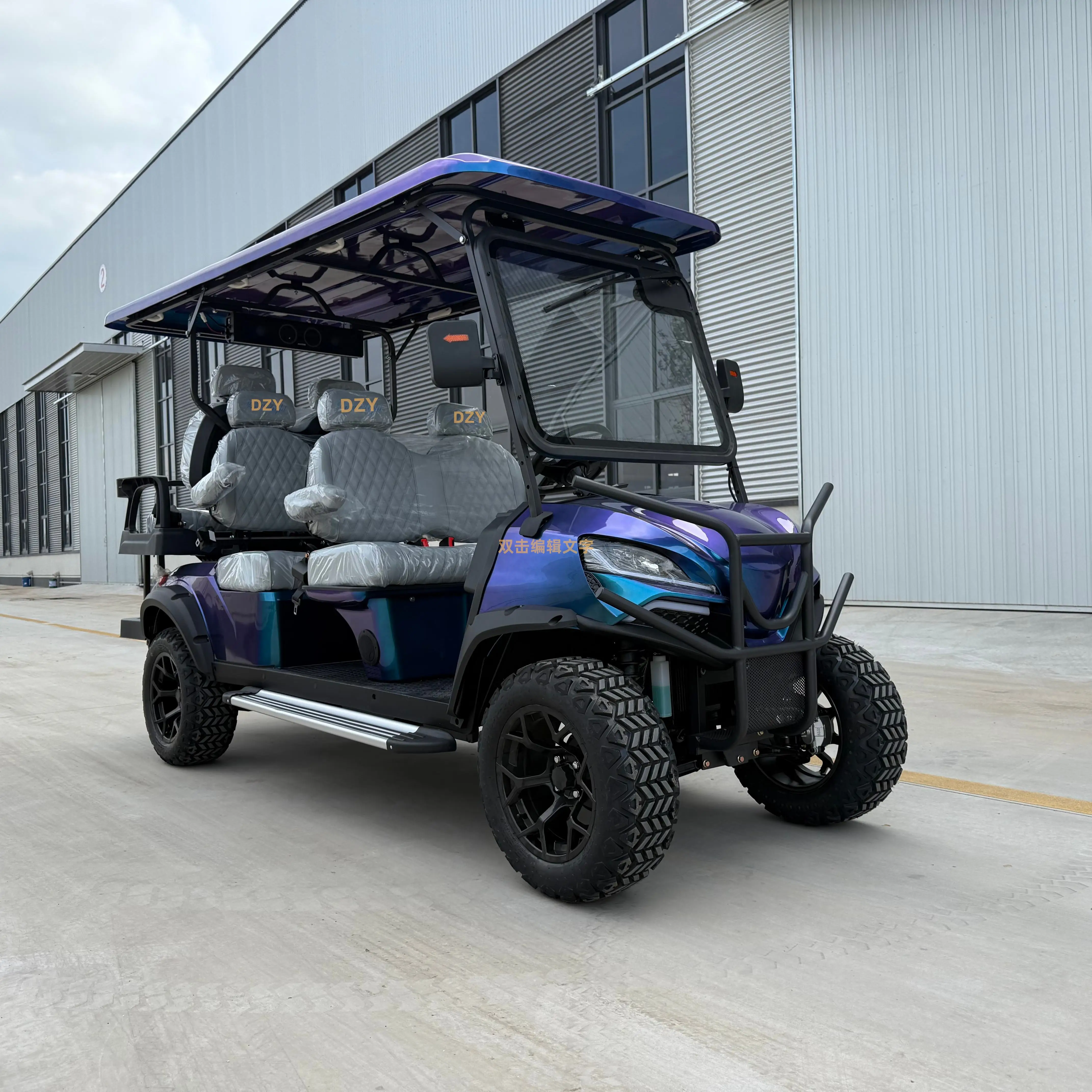 CE Approved Premium Quality 4-Wheel Mini Electric Golf Cart with 50-70km/h Speed and 70-90km Range  golf buggy for Sale