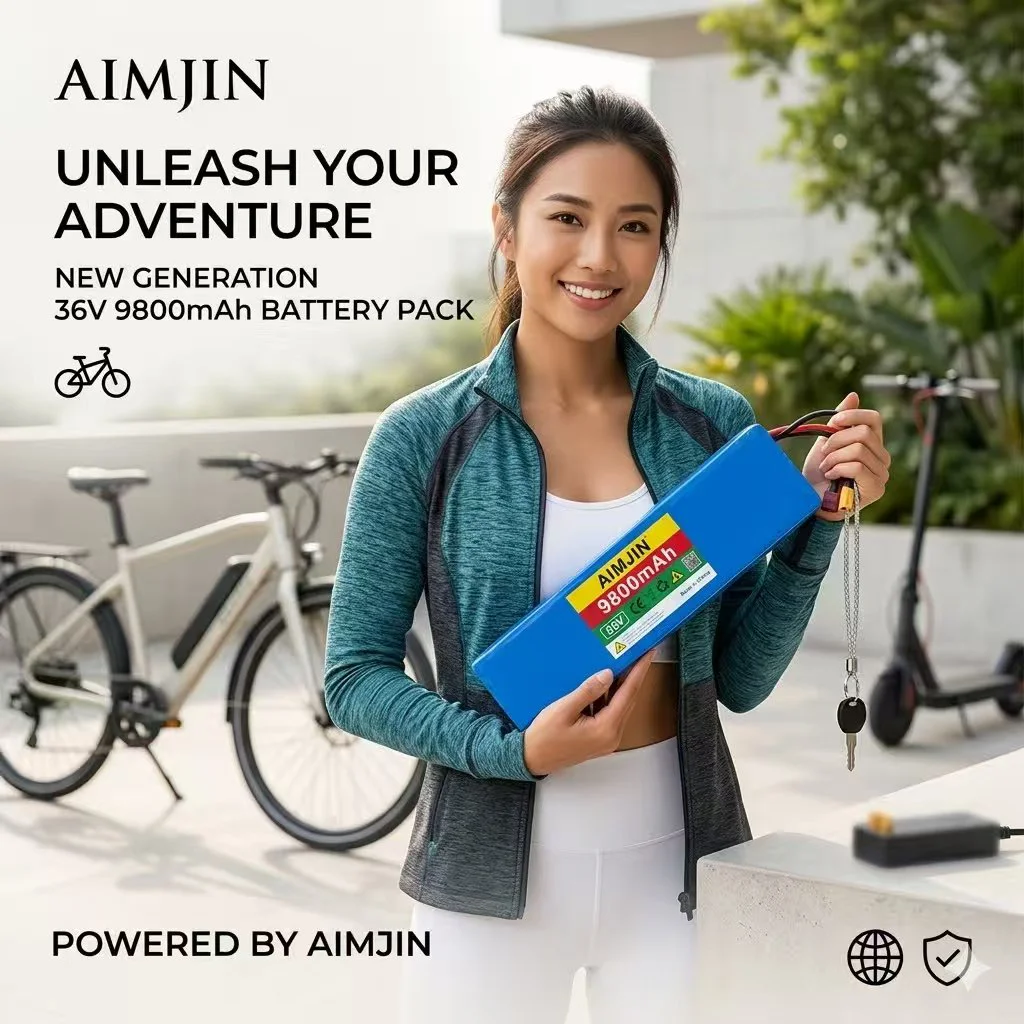 New 36V 10S3P 9800mAh Electric Scooter Battery Pack 18650 Lithium M365 Electric Scooter 36v+charger